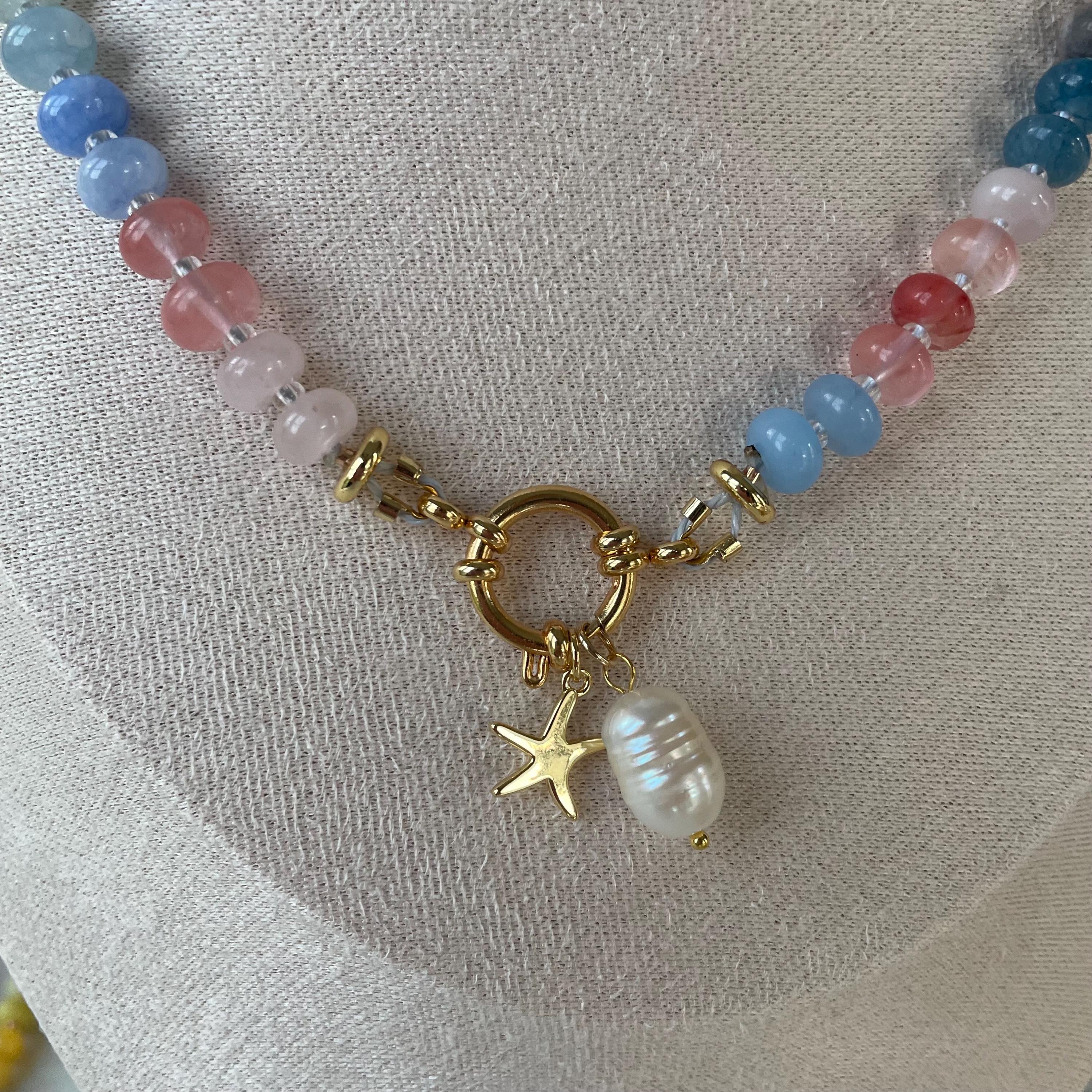 Charm - Elongated Heart, Freshwater Pearl, Starfish, or Seashell