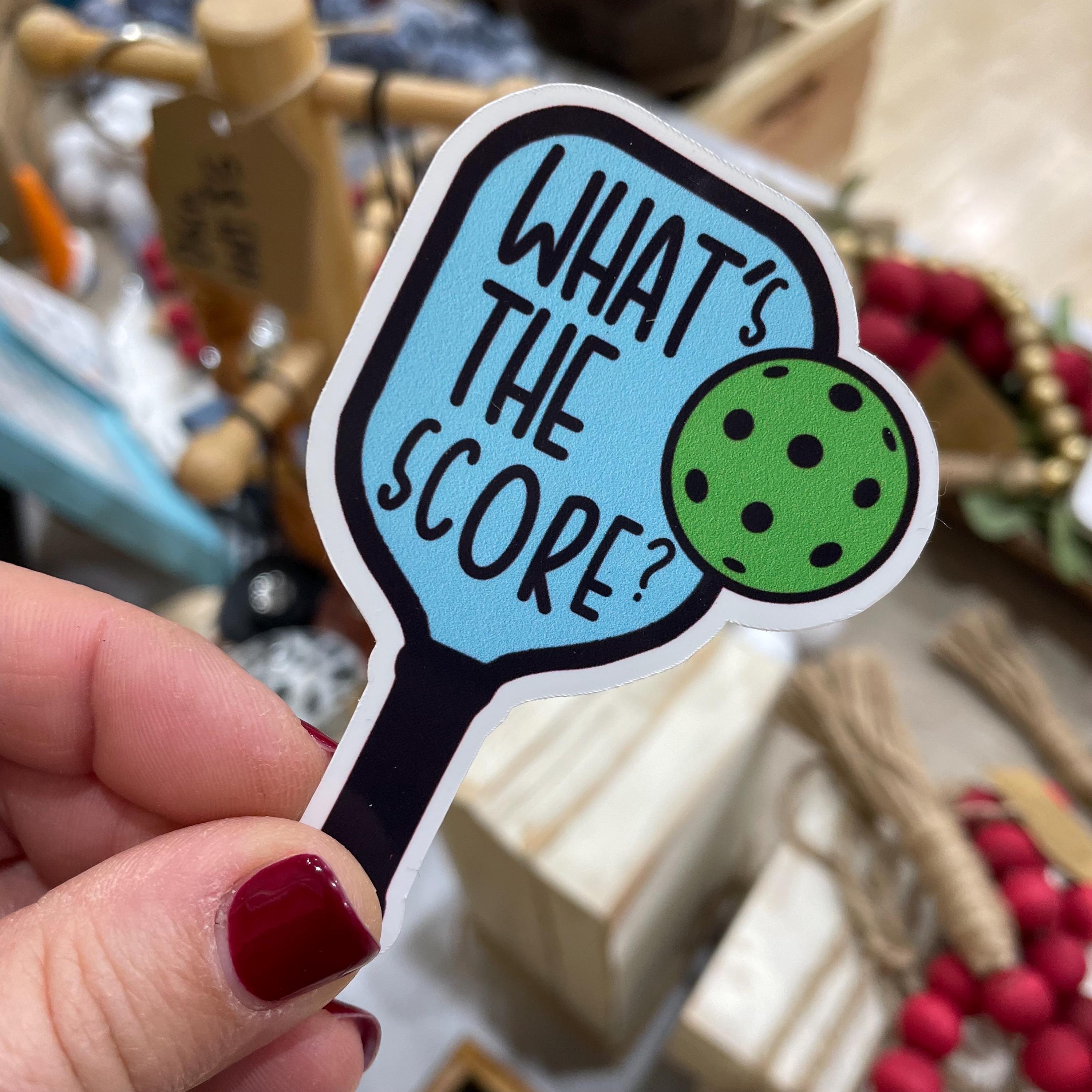 Pickleball Sticker - What's the Score