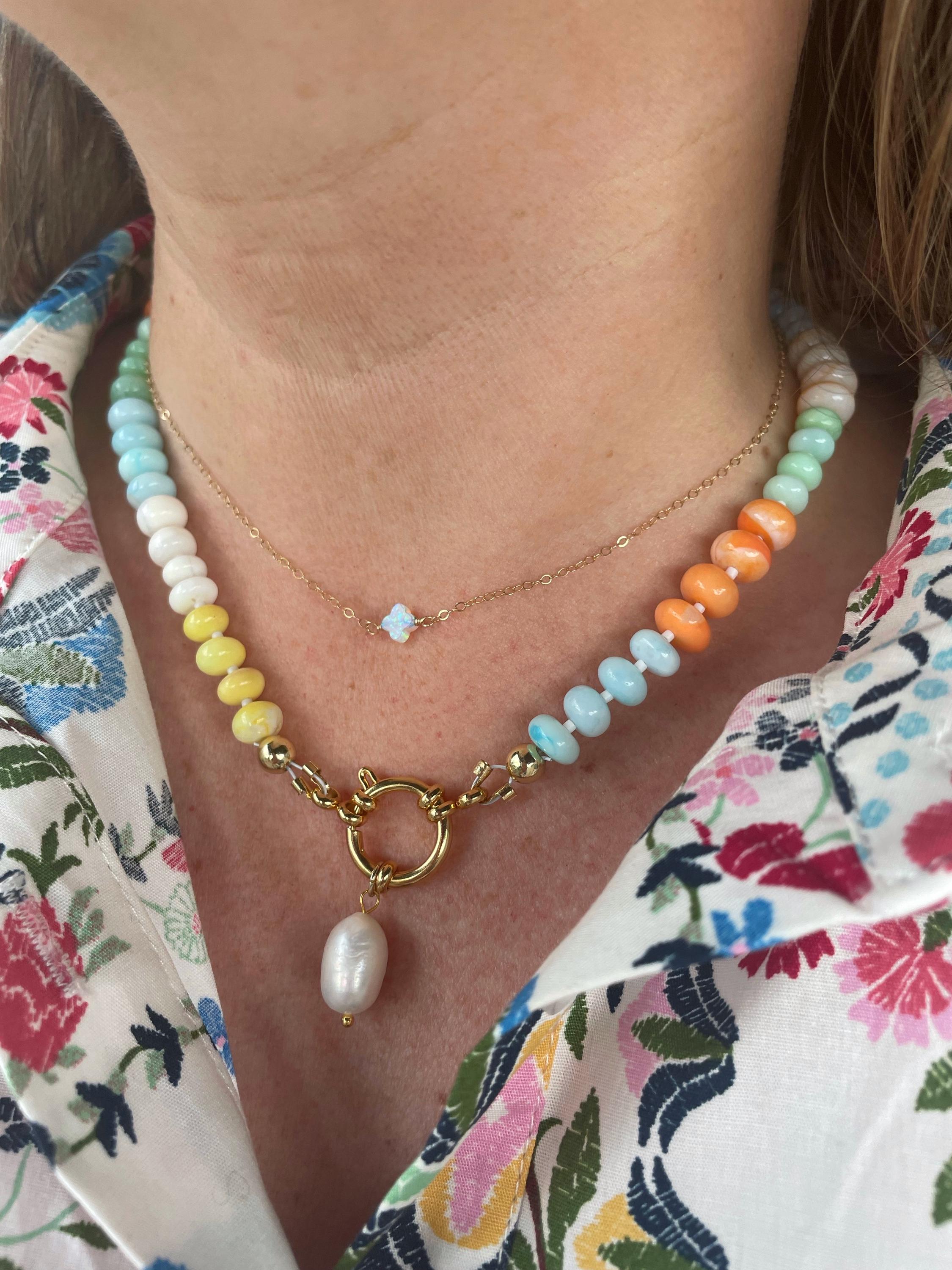 Charm - Elongated Heart, Freshwater Pearl, Starfish, or Seashell