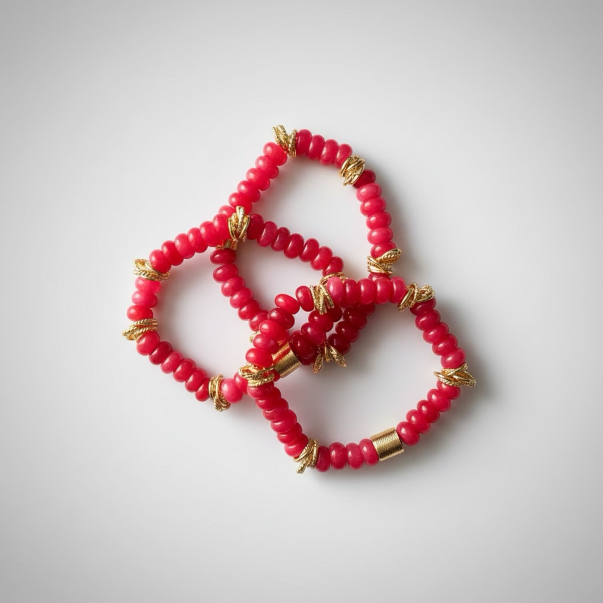 Gemstone Bead Stretch Bracelet - Pick your Color