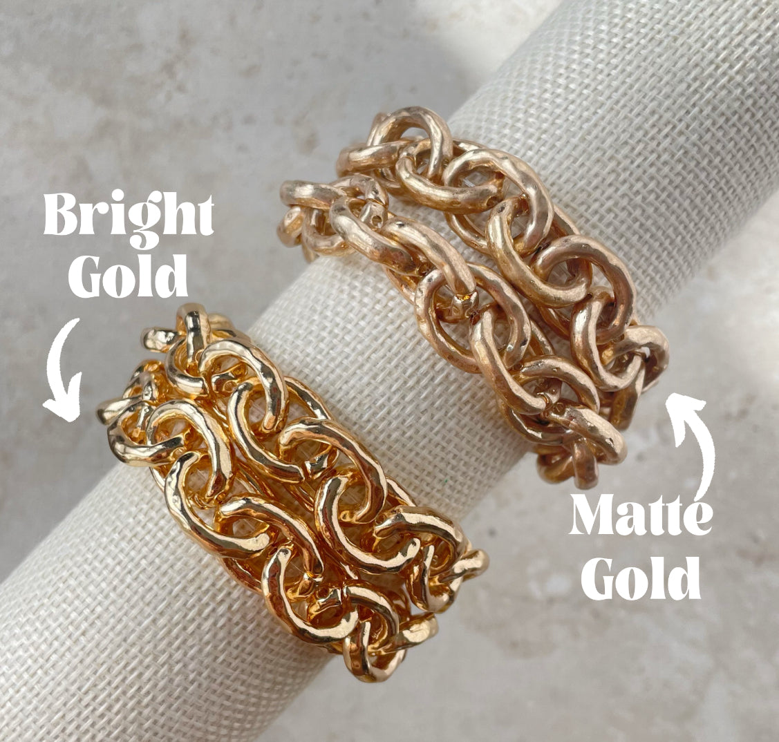 Chunky Gold Chain Bracelet