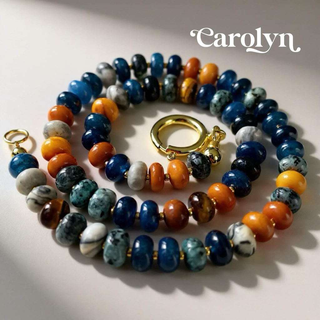 Gemstone Candy Necklace: 14k Gold Filled Clasp,  Adventurine, Jade, Morganite, Amethyst, Chalcedony