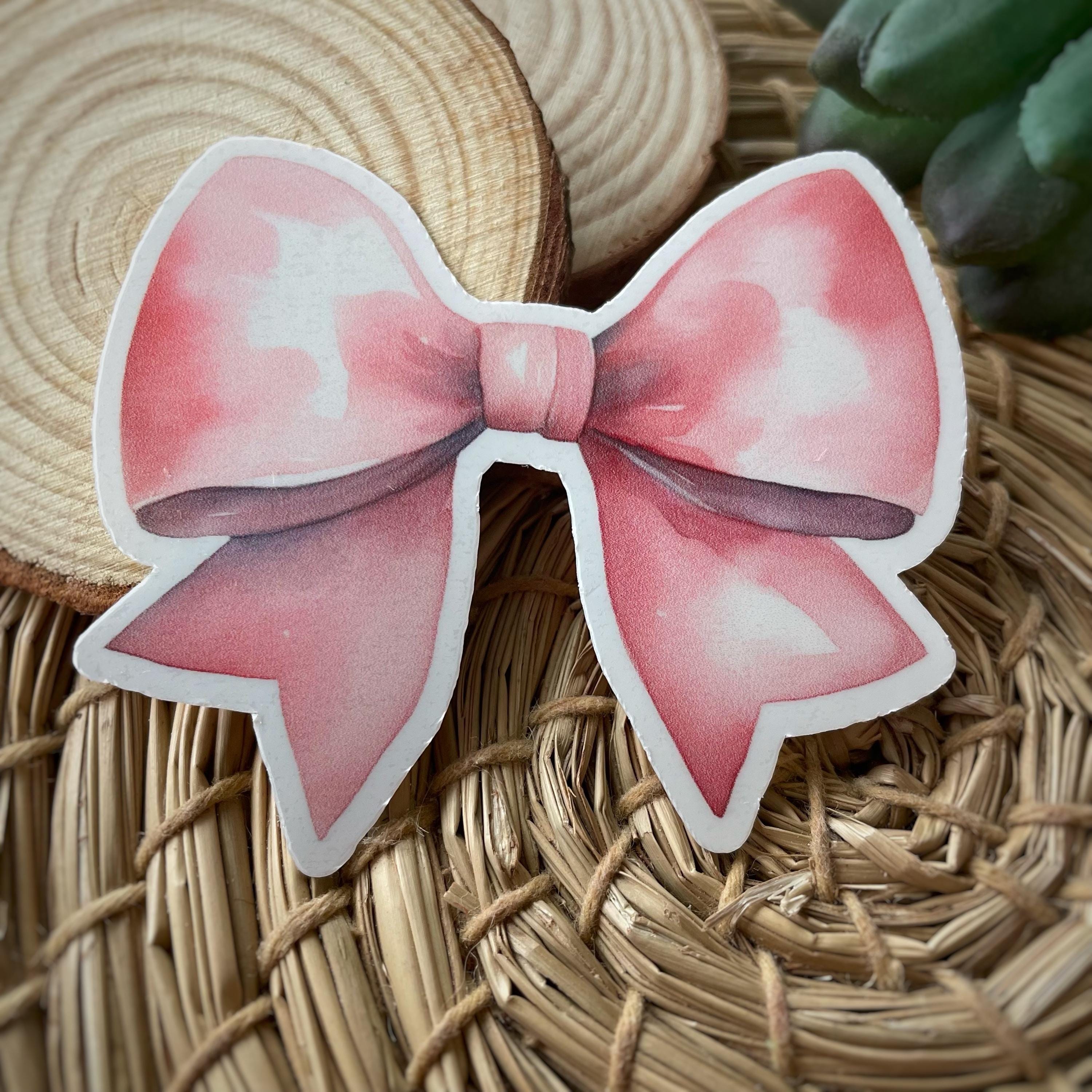 Pink Bow Sticker