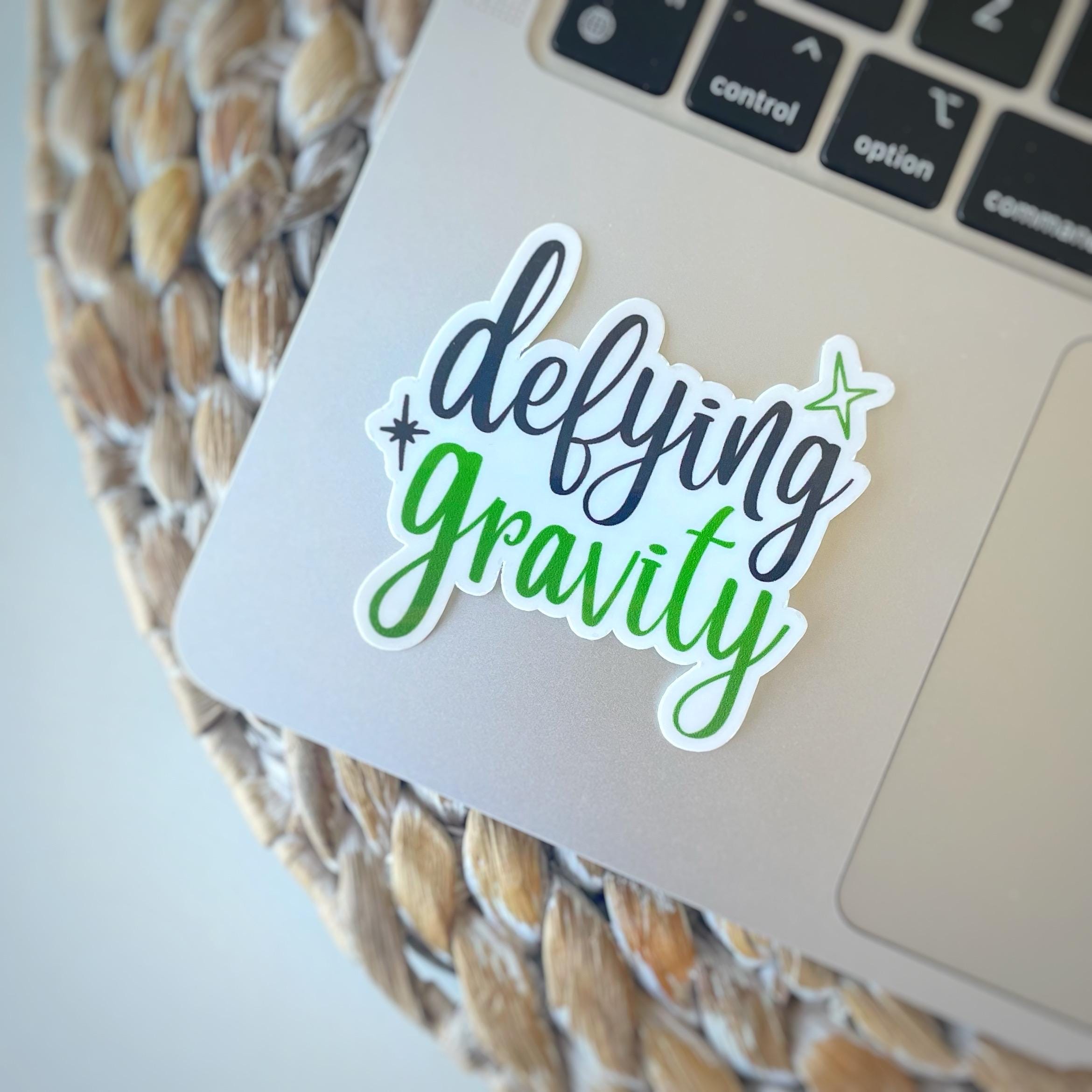 For Good Wicked Sticker for water bottle - Defying Gravity