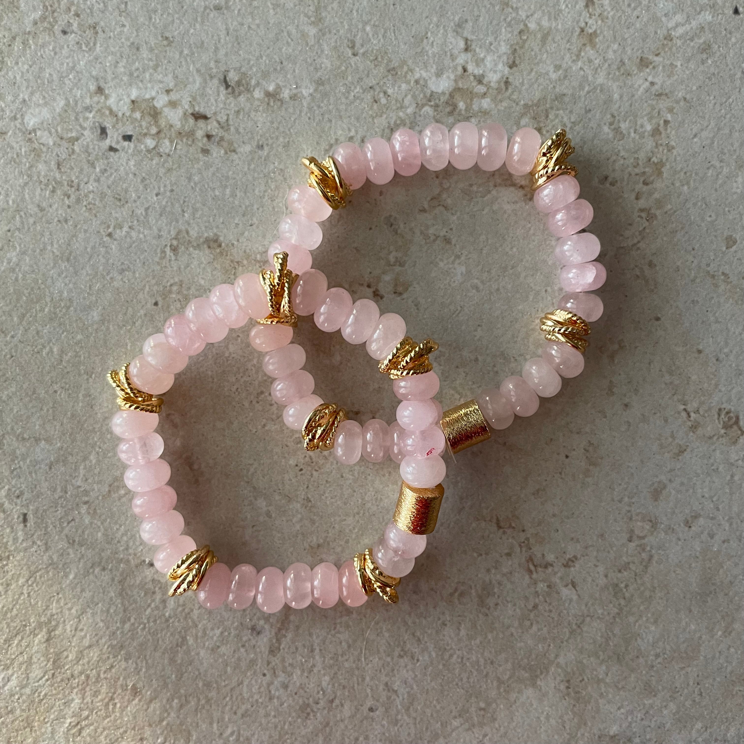 Gemstone Bead Stretch Bracelet - Pick your Color