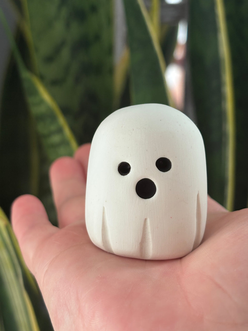 Clay Ghost Figurine - Ghostie Gang - Spooky Cute - Halloween Decor