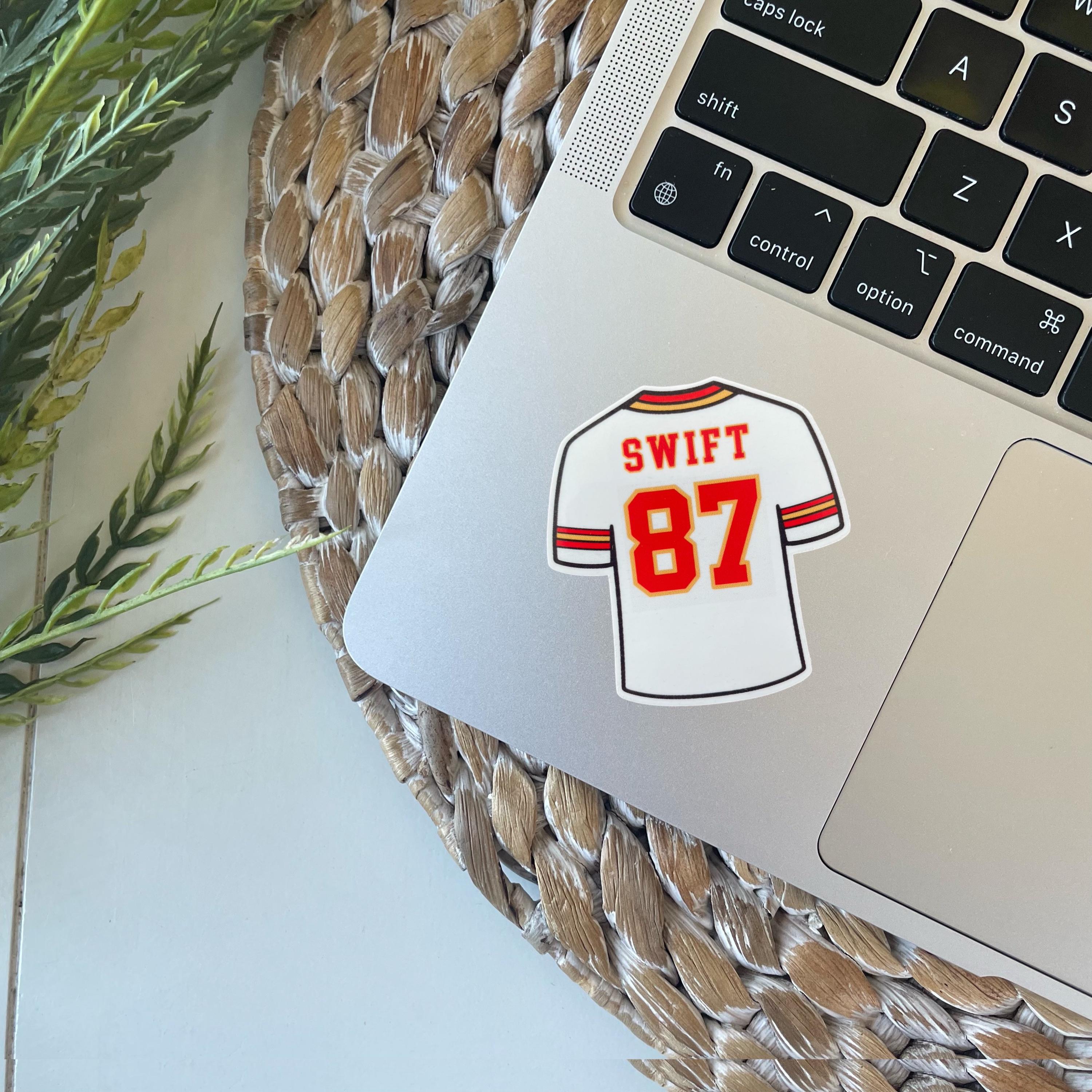 Swift 87 Chiefs Jersey Number Sticker - Water Resistant